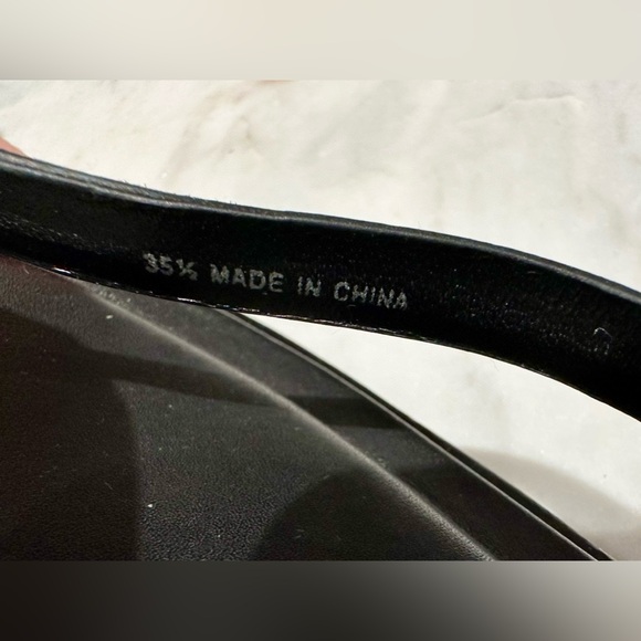 Alexander Wang Black Aubrey Crystal Flats Jeweled Cuff Sandals 35.5 - Picture 6 of 6